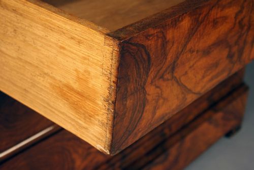 fig 7. French Louis Philippe Walnut 5 drawer Commode