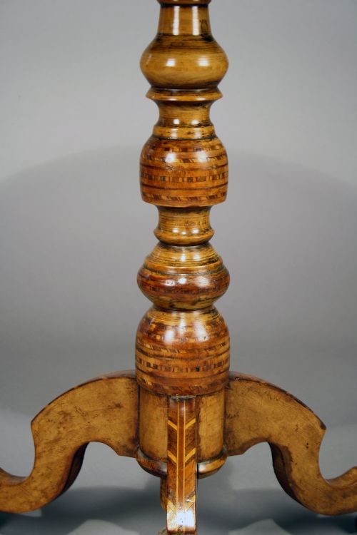 fig 6. Italian Sorrento Inlaid Occasional Table
