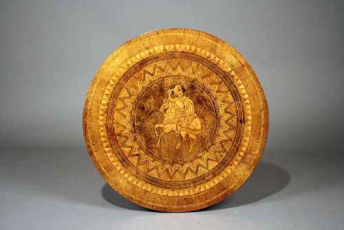 fig 7. Italian Sorrento Inlaid Occasional Table