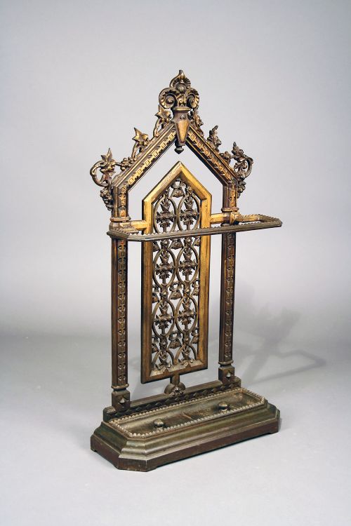 Victorian Gothic Cast Iron Stick Stand