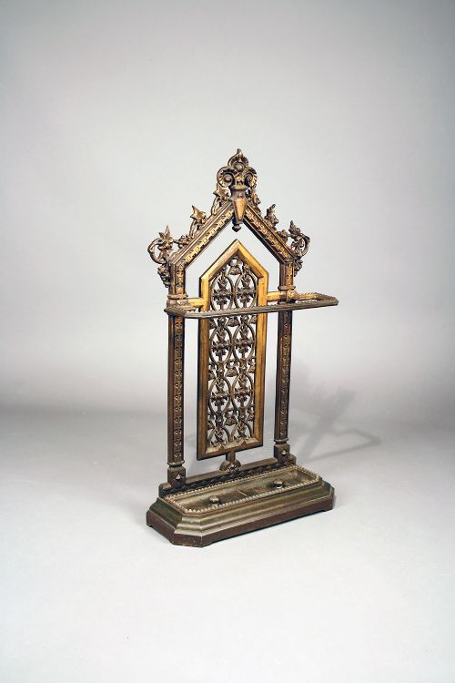 fig 1. Victorian Gothic Cast Iron Stick Stand