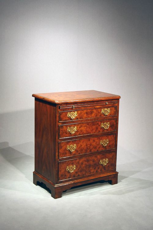 fig 1. Antique Burr Walnut Chest of Drawers