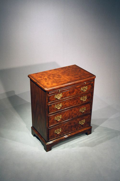 fig 2. Antique Burr Walnut Chest of Drawers