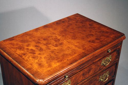 fig 5. Antique Burr Walnut Chest of Drawers