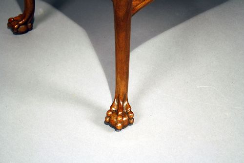 fig 9. A Quality Burr Walnut Silver Table With Tray