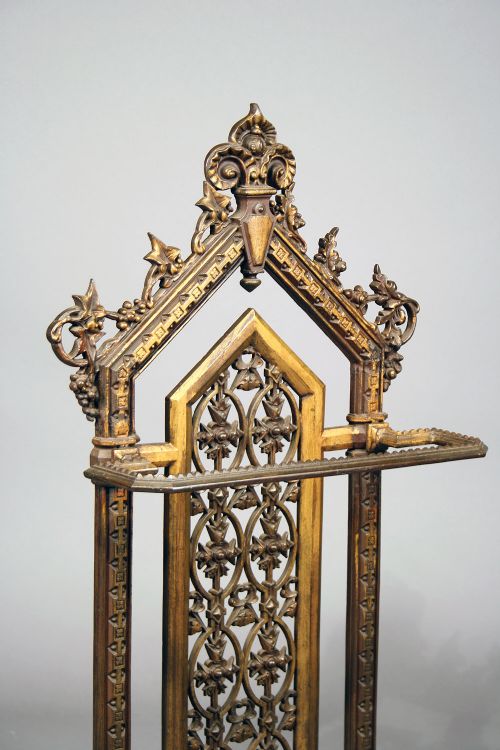 fig 2. Victorian Gothic Cast Iron Stick Stand