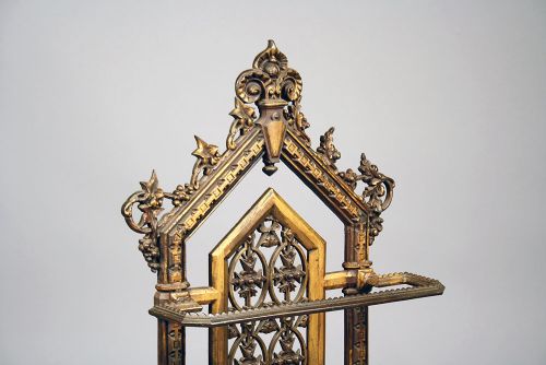 fig 4. Victorian Gothic Cast Iron Stick Stand