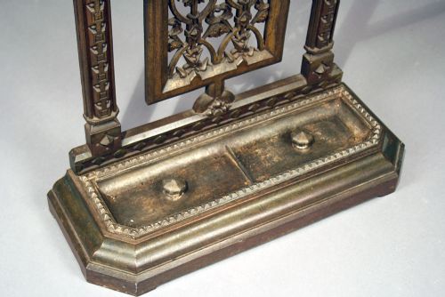 fig 7. Victorian Gothic Cast Iron Stick Stand