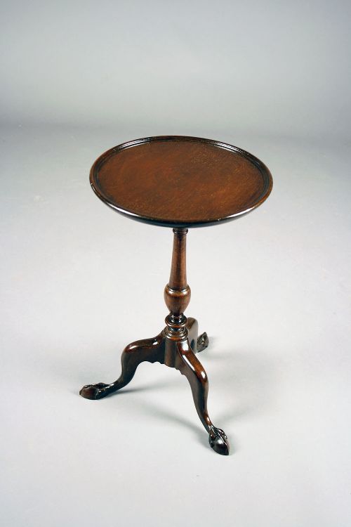 fig 3. Antique Mahogany Tripod Wine Table
