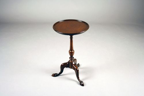 fig 4. Antique Mahogany Tripod Wine Table