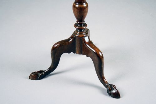 fig 6. Antique Mahogany Tripod Wine Table