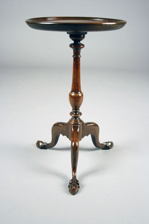 fig 7. Antique Mahogany Tripod Wine Table