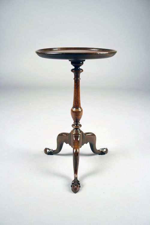 fig 8. Antique Mahogany Tripod Wine Table