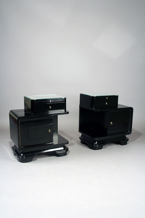 fig 2. Pair of Art Deco Side Cabinets
