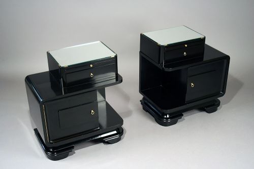fig 3. Pair of Art Deco Side Cabinets