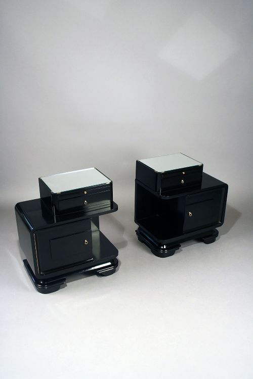 fig 4. Pair of Art Deco Side Cabinets