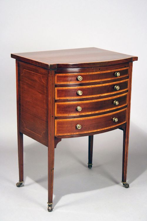 Fine Quality Inlaid Dressing Chest Lift Up Top
