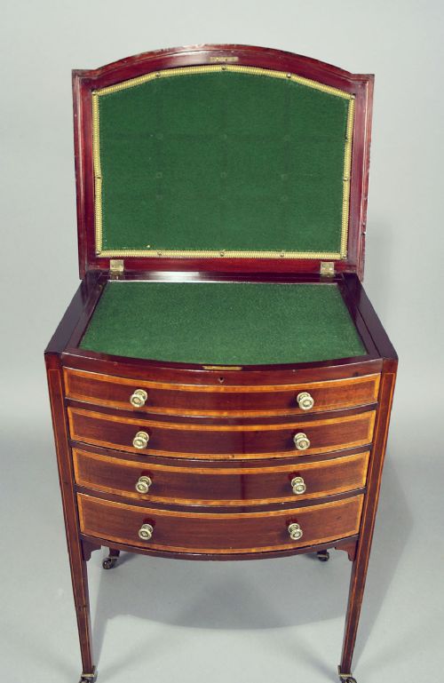 fig 7. Fine Quality Inlaid Dressing Chest Lift Up Top