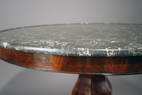 fig 9. Fine Quality French Marble Topped Gueridon Table