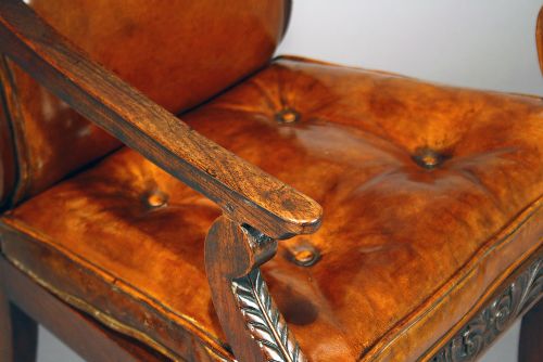 fig 3. Fine Quality Regency Rosewood Bergere Chair