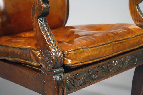 fig 4. Fine Quality Regency Rosewood Bergere Chair
