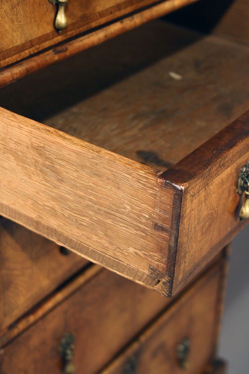 fig 4. Quality Antique Walnut Chest Of Drawers