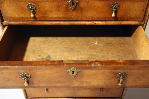 fig 5. Quality Antique Walnut Chest Of Drawers