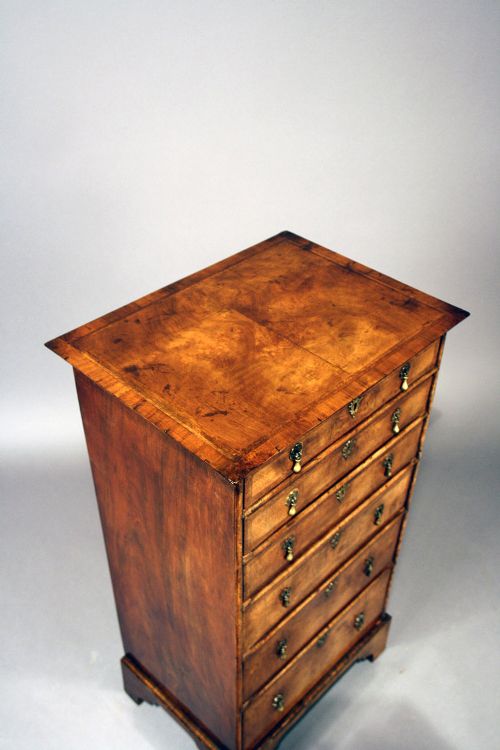 fig 6. Quality Antique Walnut Chest Of Drawers