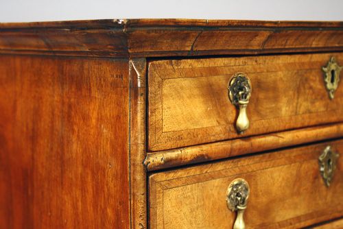 fig 7. Quality Antique Walnut Chest Of Drawers