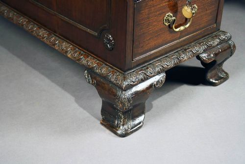 fig 6. Fine Quality Antique Mahogany Partners Desk 