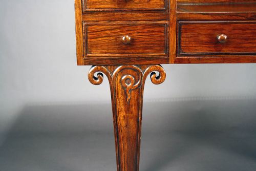 fig 8. Fine Quality Art Deco French Rosewood Desk