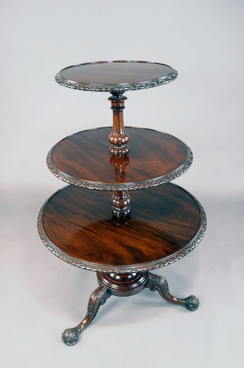 fig 7. A 19th Century Mahogany Dumbwaiter