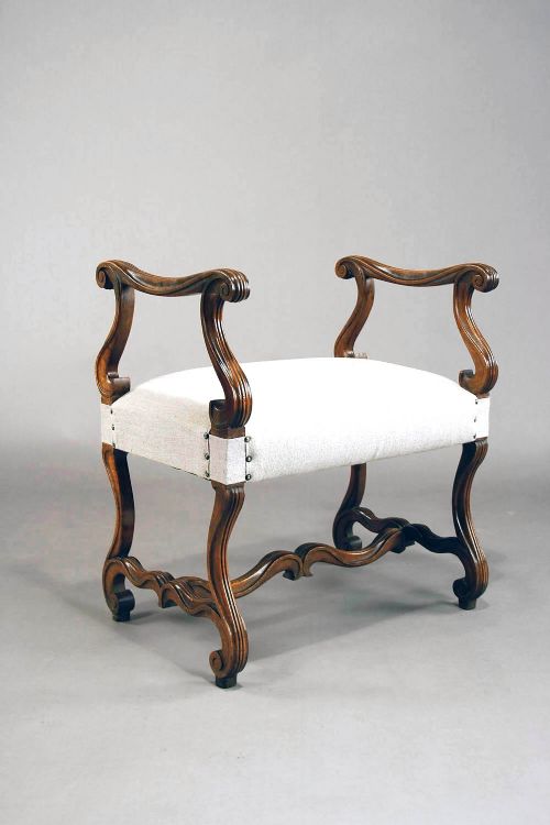 Good Quality French Walnut Window Seat