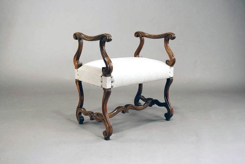 fig 1. Good Quality French Walnut Window Seat