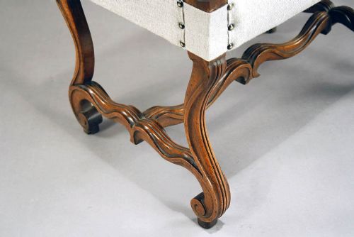 fig 4. Good Quality French Walnut Window Seat