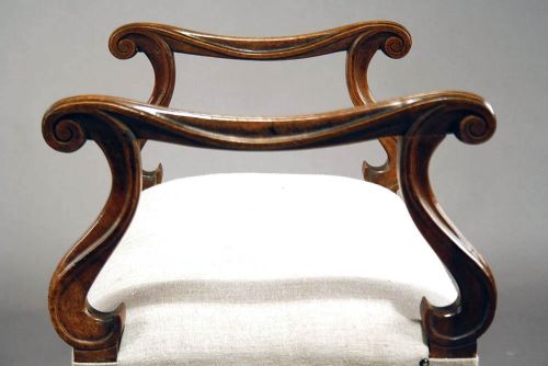fig 10. Good Quality French Walnut Window Seat