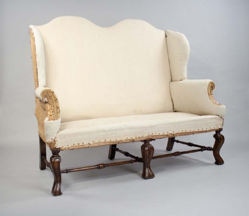 fig 1. Howard and Sons Country Sofa Camel Back
