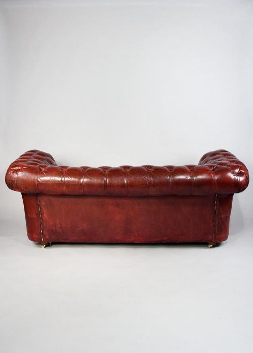 fig 8. Late 19th Century Leather Chesterfield