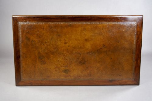 fig 10. Edwardian Mahogany Pedestal Desk