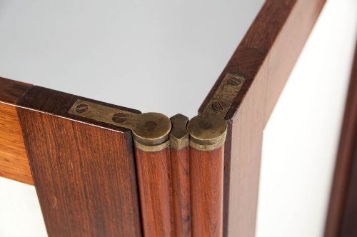 fig 8. Fine Quality Early Victorian Rosewood Screen
