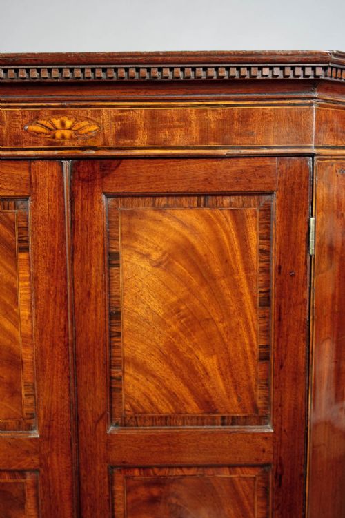 fig 8. Fine Quality George III Corner Cupboard