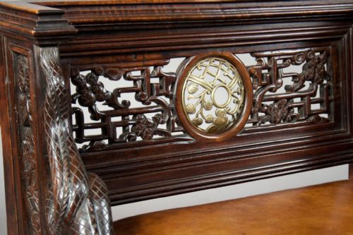 fig 5. A quality Antique Chinese Throne Chair 19th C