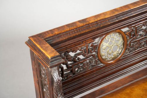 fig 6. A quality Antique Chinese Throne Chair 19th C