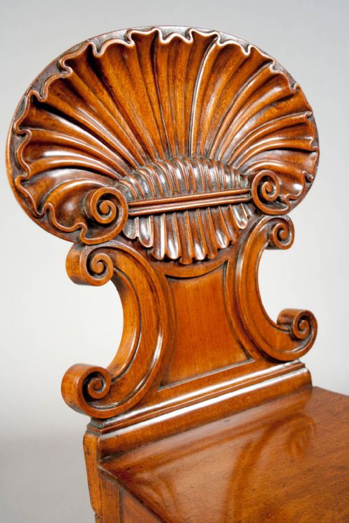 fig 4. Fine Quality Regency Mahogany Hall Chair