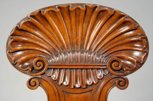 fig 6. Fine Quality Regency Mahogany Hall Chair