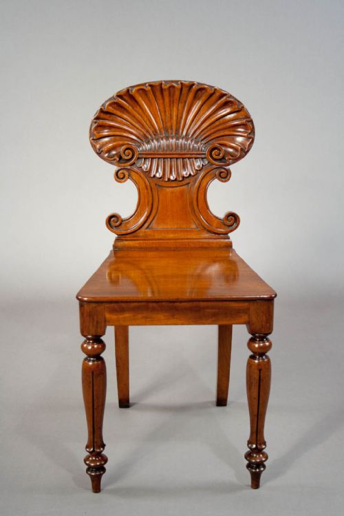 fig 7. Fine Quality Regency Mahogany Hall Chair