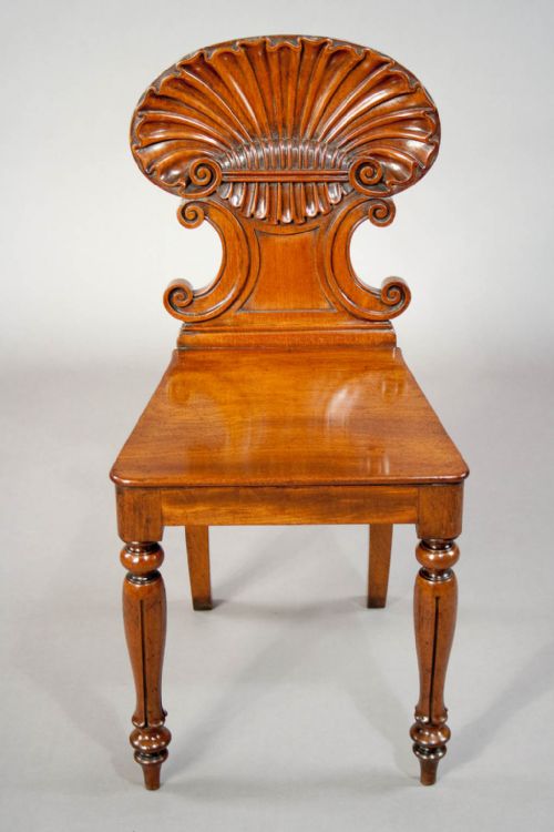 fig 8. Fine Quality Regency Mahogany Hall Chair