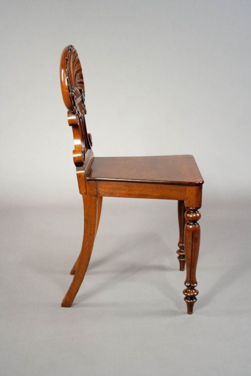 fig 9. Fine Quality Regency Mahogany Hall Chair