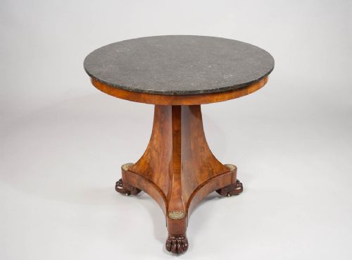 fig 1. Fine Empire Gueridon Table Original Condition
