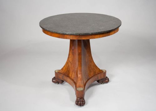 fig 2. Fine Empire Gueridon Table Original Condition